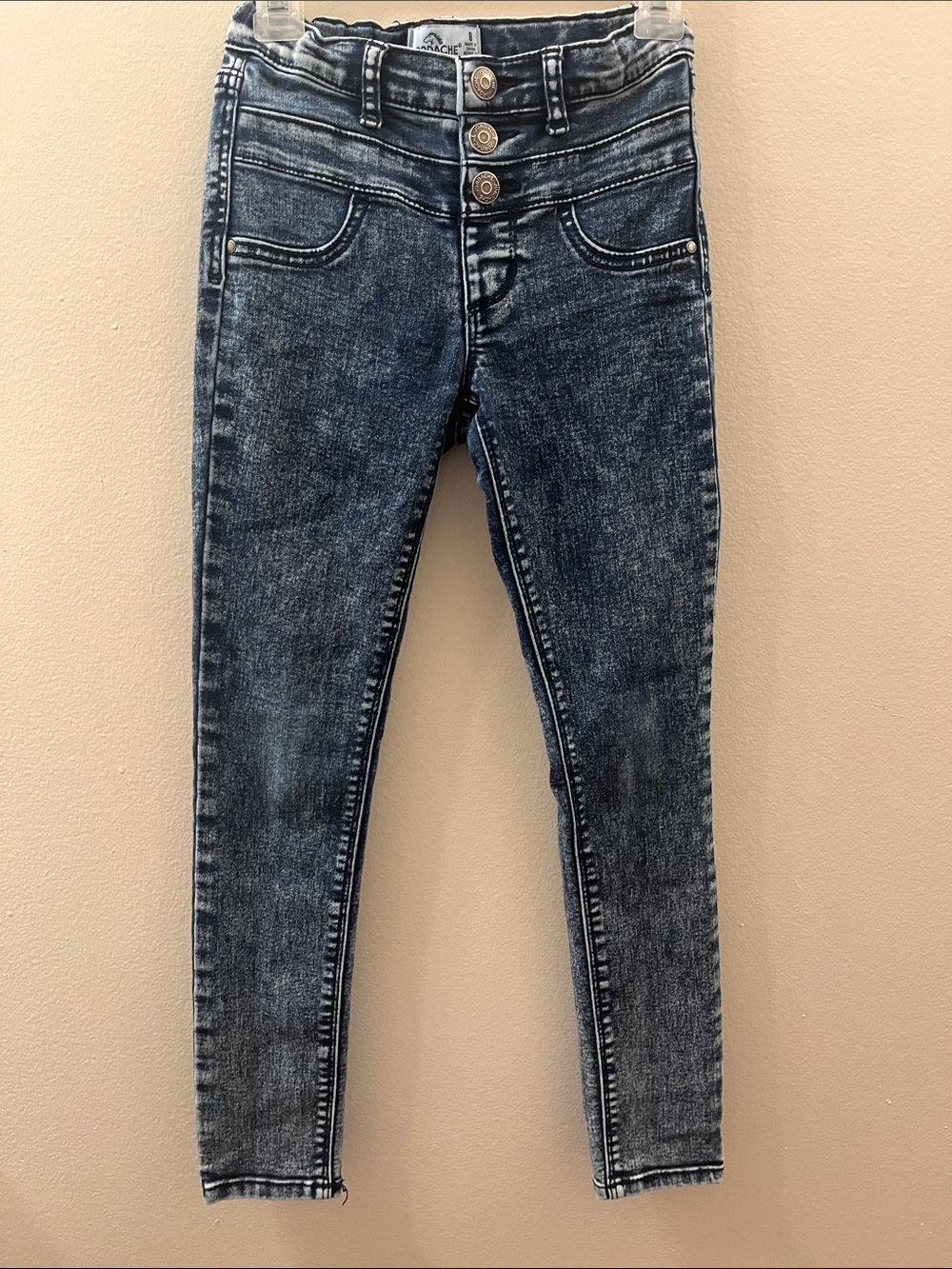 Jordache Dark Washed Blue High-Rise Skinny Jeans